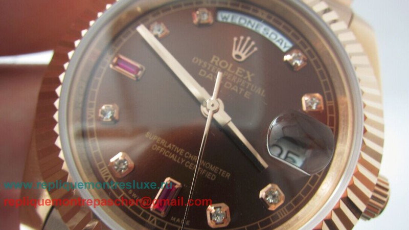 Rolex Day-Date Automatique S/S 41MM Sapphire RXM194 - Cliquez sur l'image pour la fermer