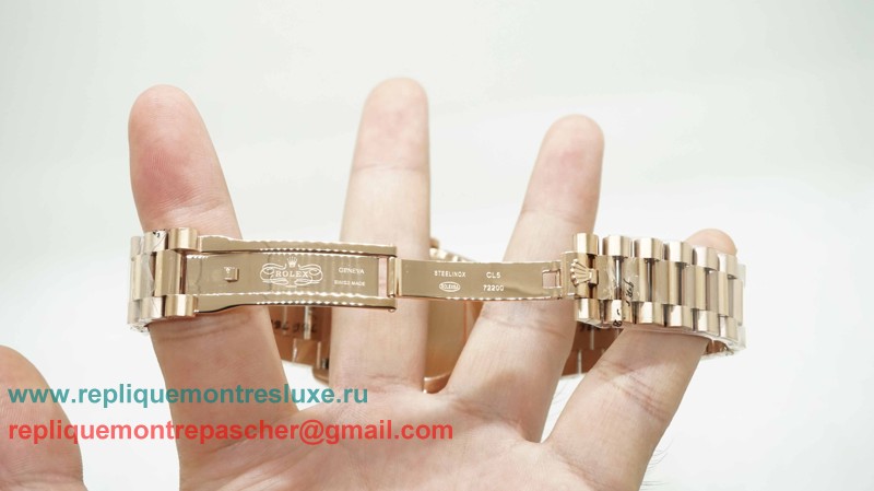 Rolex Day-Date Automatique S/S 41MM Sapphire RXM195 - Cliquez sur l'image pour la fermer