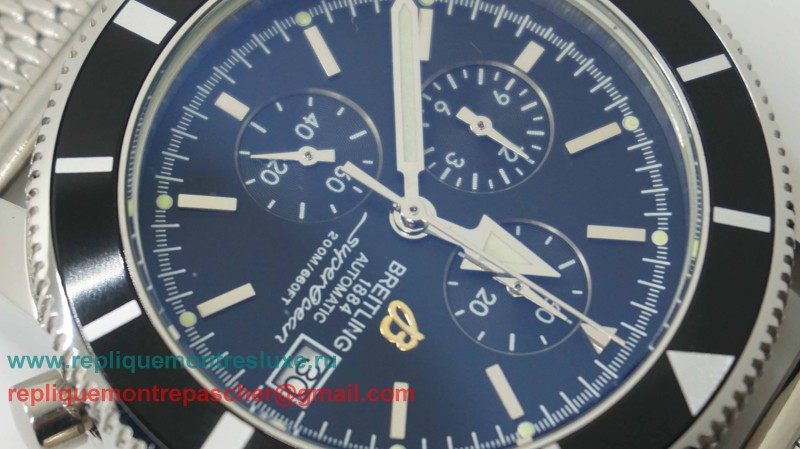 Breitling Super Ocean Working Chronograph S/S BGM224 - Cliquez sur l'image pour la fermer