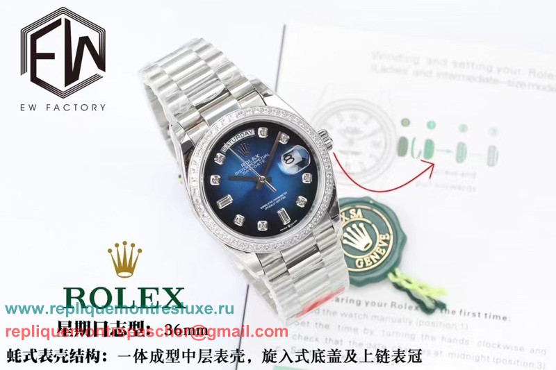RXMN Rolex Day-Date Suisse ETA 3255 Automatique S/S 36MM Sapphire RXMN68