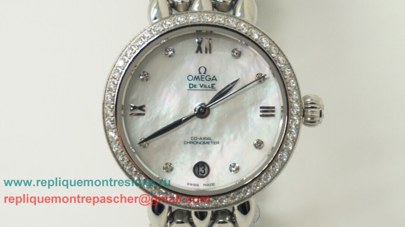 Omega De Ville Quartz Diamond Bezel OAL27 - Cliquez sur l'image pour la fermer